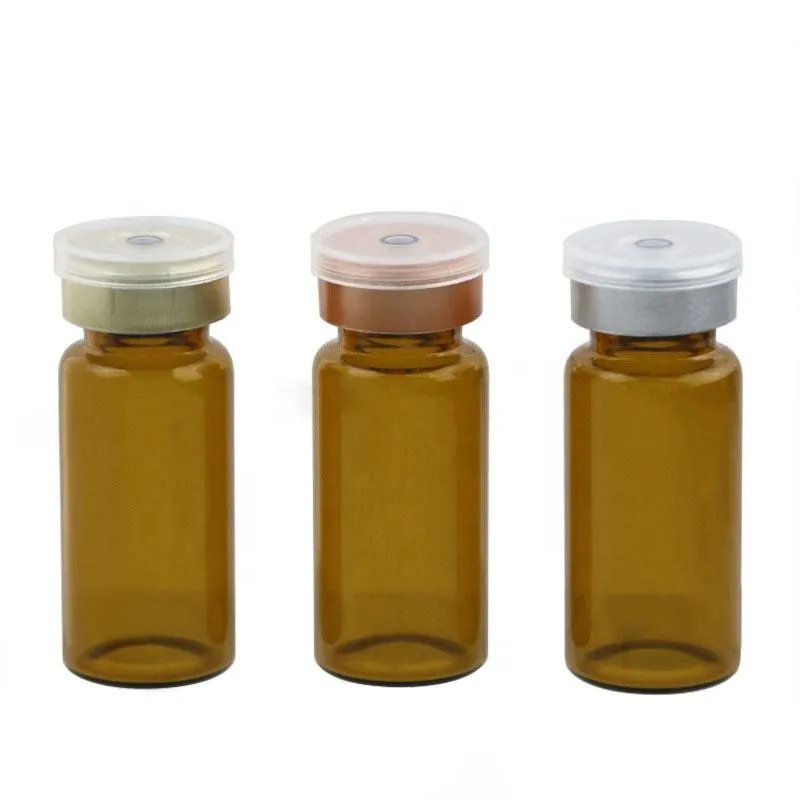 Amber Medicine Glass Bottle